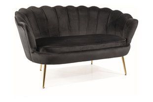 Софа CAMELLIA 2 Velvet Signal Черный