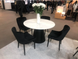 Стол раскладной TML-655 VETRO 120x120 Белый Мрамор