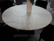 Стол раскладной TML-655 VETRO 120x120 Белый Мрамор