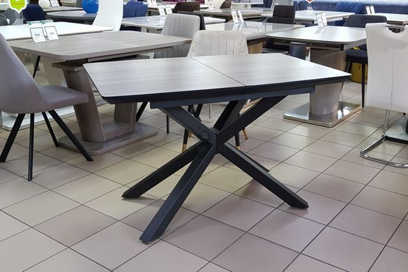 Стіл Обідній DAOSUN DT 888B 140-90 Білий Мармур фотографія