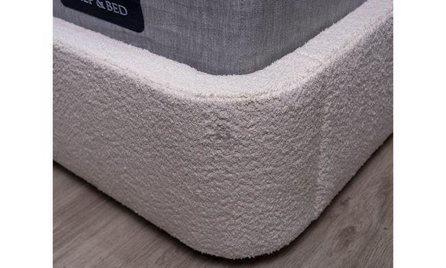 Ліжко АФІНА Prestol 180x200 Букле Молочний фотографія