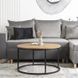 Журнальный столик LELLA MAX  MEBEL ELITE 80x80 Дуб Золотой