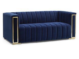 Софа VOGUE Velvet 2 Signal Темно-синий