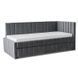 Кровать 90x200 MEBEL ELITE VILLEMO Velvet Серый
