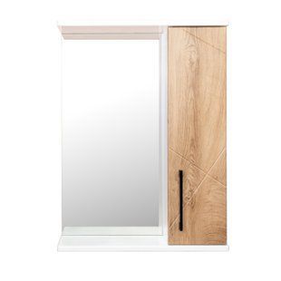Зеркало с шкафчиком Велла 60 Vivia R правое wood
