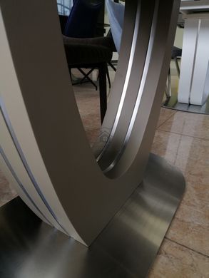 Стол раскладной TML-765-1 VETRO 120x80 Матовый Капучино фотография