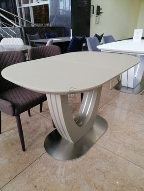 Стол раскладной TML-765-1 VETRO 120x80 Матовый Капучино фотография