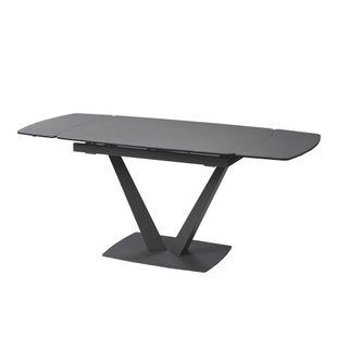 Стол раскладной ELVI PURE GREY Concepto 120(180)x80 Керамика Матовый Серый фотография