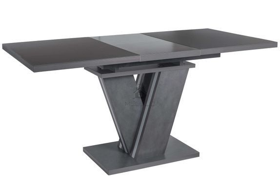 Стол Обеденный DAOSUN DT 402 U 120-80 Темно-Серый фотография