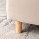 Ліжко двоспальне оксамитове MEBEL ELITE DENNIS Velvet 120x200 Беж