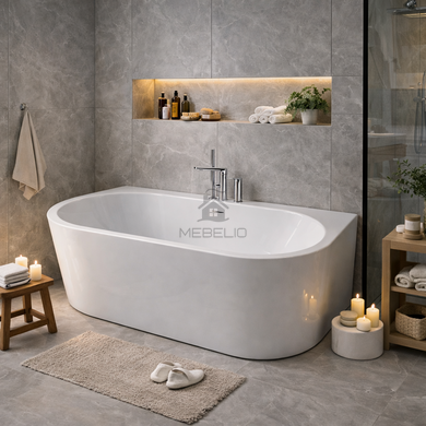 Ванна отдельностоящая WB-Samanta F chrome 170*80*58 INSANA
