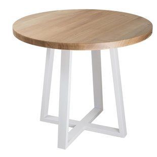 Стіл PLATO Lovko 90 x 90 Білий фотографія