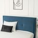 Ліжко двоспальне оксамитове MEBEL ELITE ANDRE Velvet 140x200 Синій
