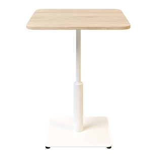Стіл Ibiza Soft light Lovko 70x70 Білий метал/дуб фотографія