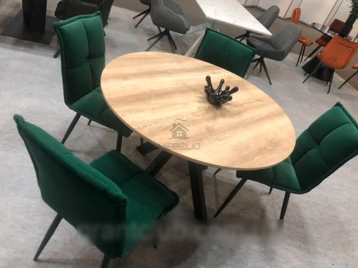Стіл розкладний TML-660 VETRO 120x120 Дуб Сонома фотографія