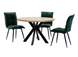 Стіл розкладний TML-660 VETRO 120x120 Дуб Сонома