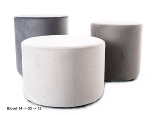 Комплект пуфов DOTI IV - 3 VELVET Signal Серый