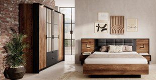 Спальня Perfect Home Мілтон / Milton A Каштан/антрацит фотографія