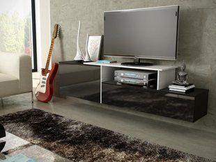 ТВ Тумба Підвісна SIGMA 3 RTV Cama 180 Чорний Мат / Чорний Глянець / Білий Глянець фотографія
