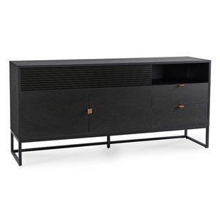 Комод MEBEL ELITE COMO Чорний фотографія
