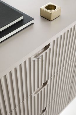 Стол туалетный Perfect Home Зова/Zova с 2 ящиками и черными ножками T103 Кашемир фотография