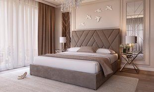 Кровать СТЕЛЛА Prestol 180x200 Капучино фотография