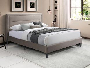 Кровать MALAGA Velvet Signal 160х200 Беж фотография