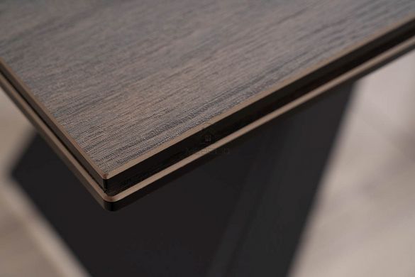 Стіл Обідній WESTIN CERAMIC Signal 160(240)X90 Ефект Дерева / Чорний фотографія