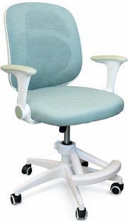 Крісло обертове дитяче з підставкою для ніг PERFECT KIDS PANDA GREEN Perfect Home Україна Зелений фотографія