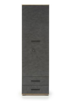 Вітрина LIMA REG-1 Halmar 200 Дуб Вотан / Сірий фотографія