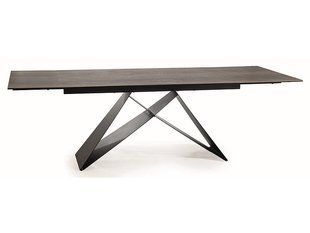 Стіл Обідній WESTIN CERAMIC Signal 180(260)X90 Ефект Дерева / Чорний фотографія