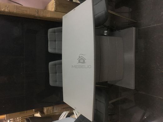 Стол раскладной TMM-50-1 VETRO 120x80 Светло-Серый Матовый фотография