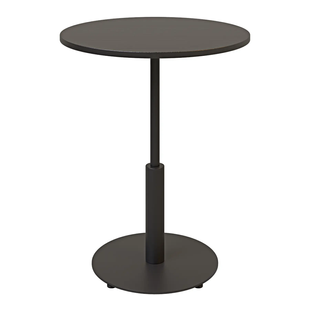 Стіл Ibiza R light Lovko 60x60 Черный метал/черный фотографія