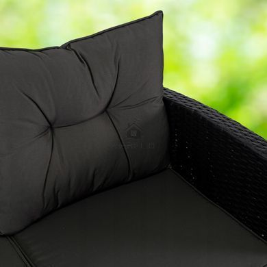Комплект садовой мебели MEBEL ELITE DALLAS Черный