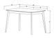 Стол обеденный EXEN Intarsio 120x80 Крем