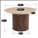 Стол MEBEL ELITE 120(160)x120 AURELIO Травертин
