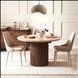 Стол MEBEL ELITE 120(160)x120 AURELIO Травертин