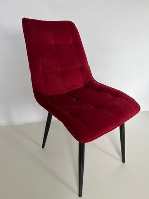 Стул CHARLIE Velvet Intarsio Бордо фотография