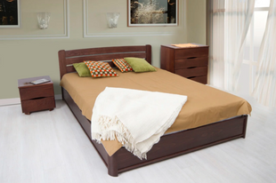 Ліжко Софія Мікс Меблі 140-200 Темний Горіх фотографія