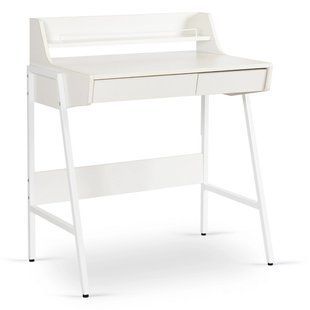 Письмовий стіл MEBEL ELITE PERI 77 см Білий фотографія