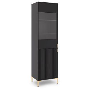Витрина TORELLO MEBEL ELITE 190 Черный фотография