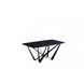 Стол DALI CERAMIC Intarsio 180х90 Черный Эффект Мрамора