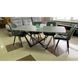 Стол DALI CERAMIC Intarsio 180х90 Черный Эффект Мрамора
