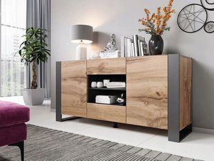 Комод WOOD Cama Дуб Вотан / Антрацит фотографія
