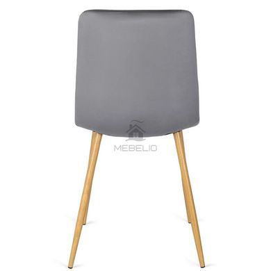 Комплект стіл MEBEL ELITE HARRY 102(142)х102 см,, дубовий ремісник, та 4 стільців FREDY, сірого кольору фотографія