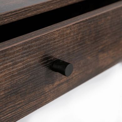 Консоль  MEBEL ELITE EVERLY 100  рустикальний дуб/чорний фотографія