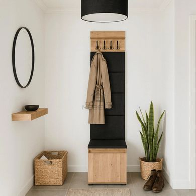 Прихожая MEBEL ELITE PARMA  50 Дуб Артизан/графит фотография