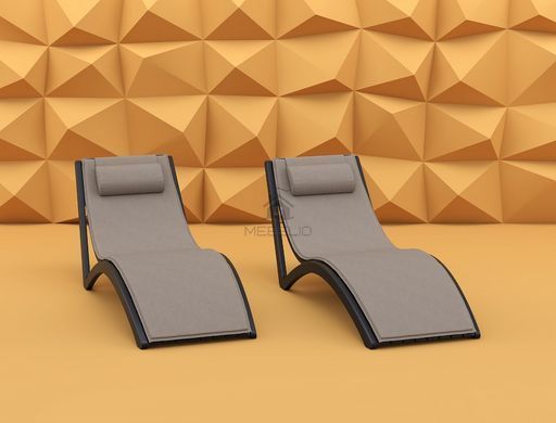 Шезлонг Siesta Onto  Slim Dark Grey