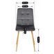 Комплект стіл MEBEL ELITE HARRY 102(142)х102 см,, дубовий ремісник, та 4 стільців FREDY, сірого кольору