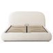Кровать двуспальная MEBEL ELITE ROSSO 160x200 см Кремовый